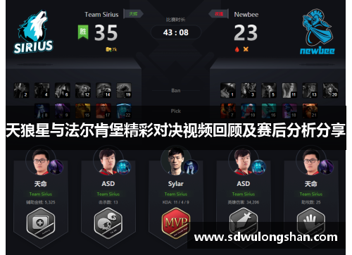 天狼星与法尔肯堡精彩对决视频回顾及赛后分析分享